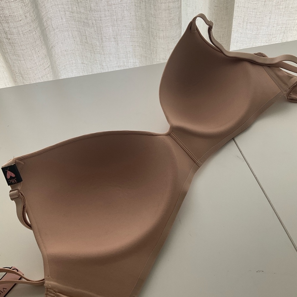 Victoria's Secret NWT Blush 38C T Shirt Lightly Lined Wireless Bra - Picture 5 of 8